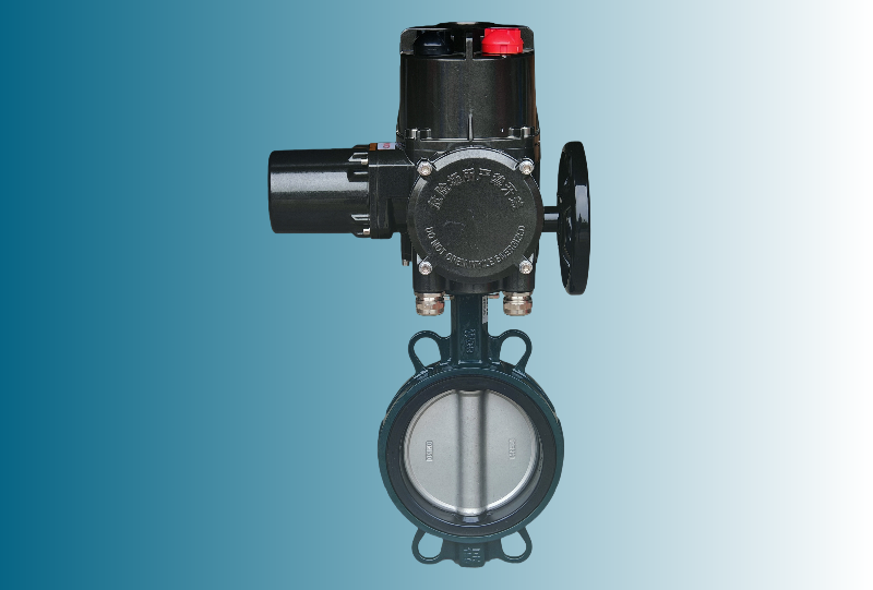 智能型电动衬胶蝶阀